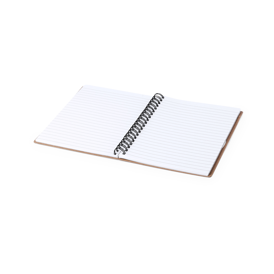 Libreta personalizada Tiblan de cartón reciclado con portada troquelada - Oficina - Regalo Promocional Personalizado - vista alternativa