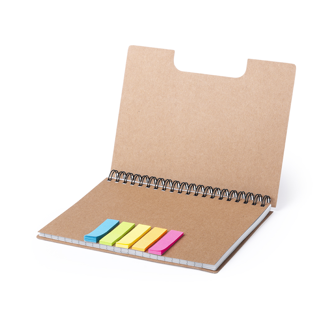 Libreta personalizada Tiblan de cartón reciclado con portada troquelada - Oficina - Regalo Promocional Personalizado - imagen 4