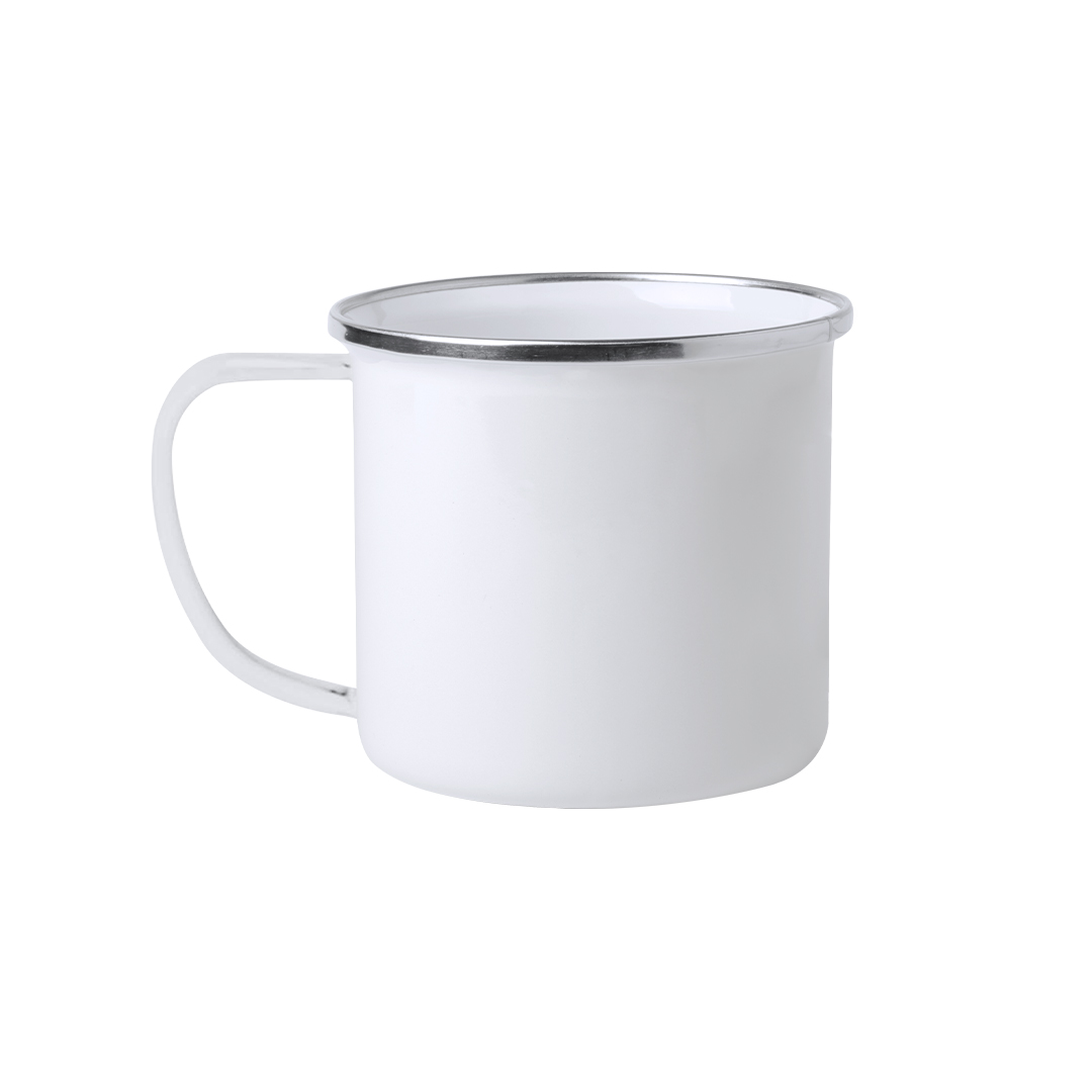 Taza sublimación personalizada Neyms metálica retro de 380ml con anilla cromada - Tazas y vasos personalizados - Regalo Promocional Personalizado - vista alternativa
