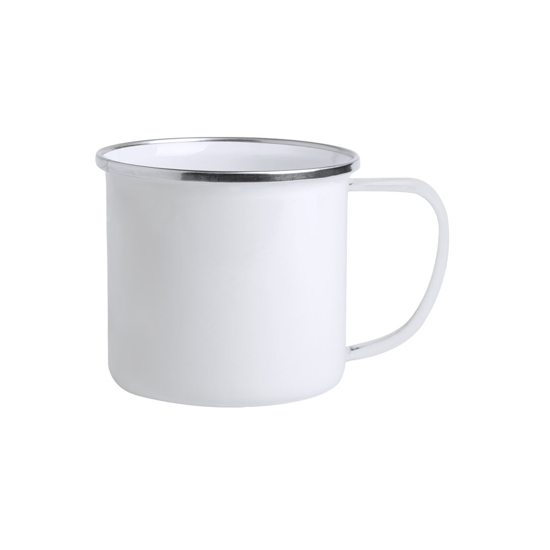Taza sublimación personalizada Neyms metálica retro de 380ml con anilla cromada - Tazas y vasos personalizados - Regalo Promocional Personalizado - imagen 4