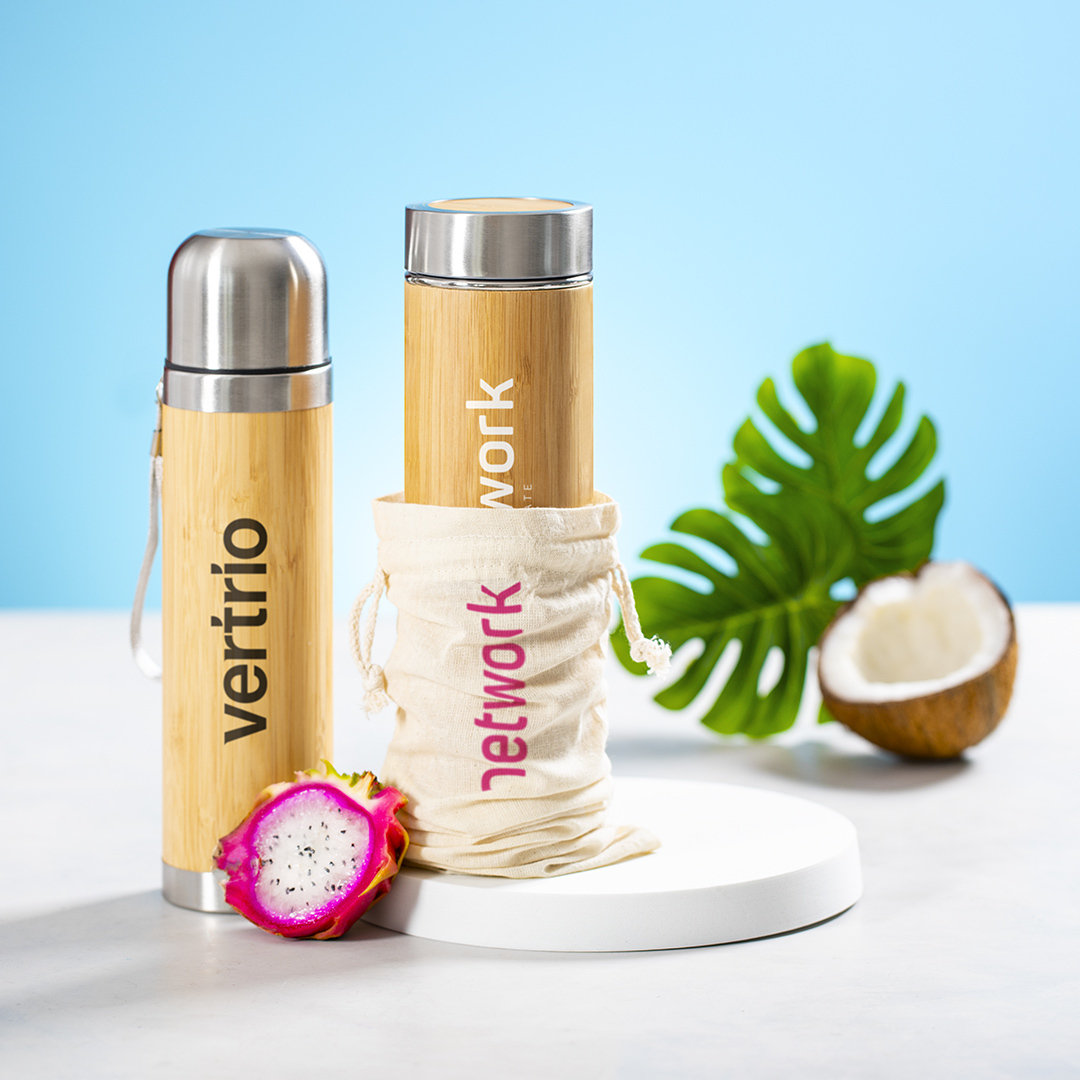 Termo de bambú y acero inox personalizado Moltex de 500ml - Termos personalizados - Regalo Promocional Personalizado - imagen 5