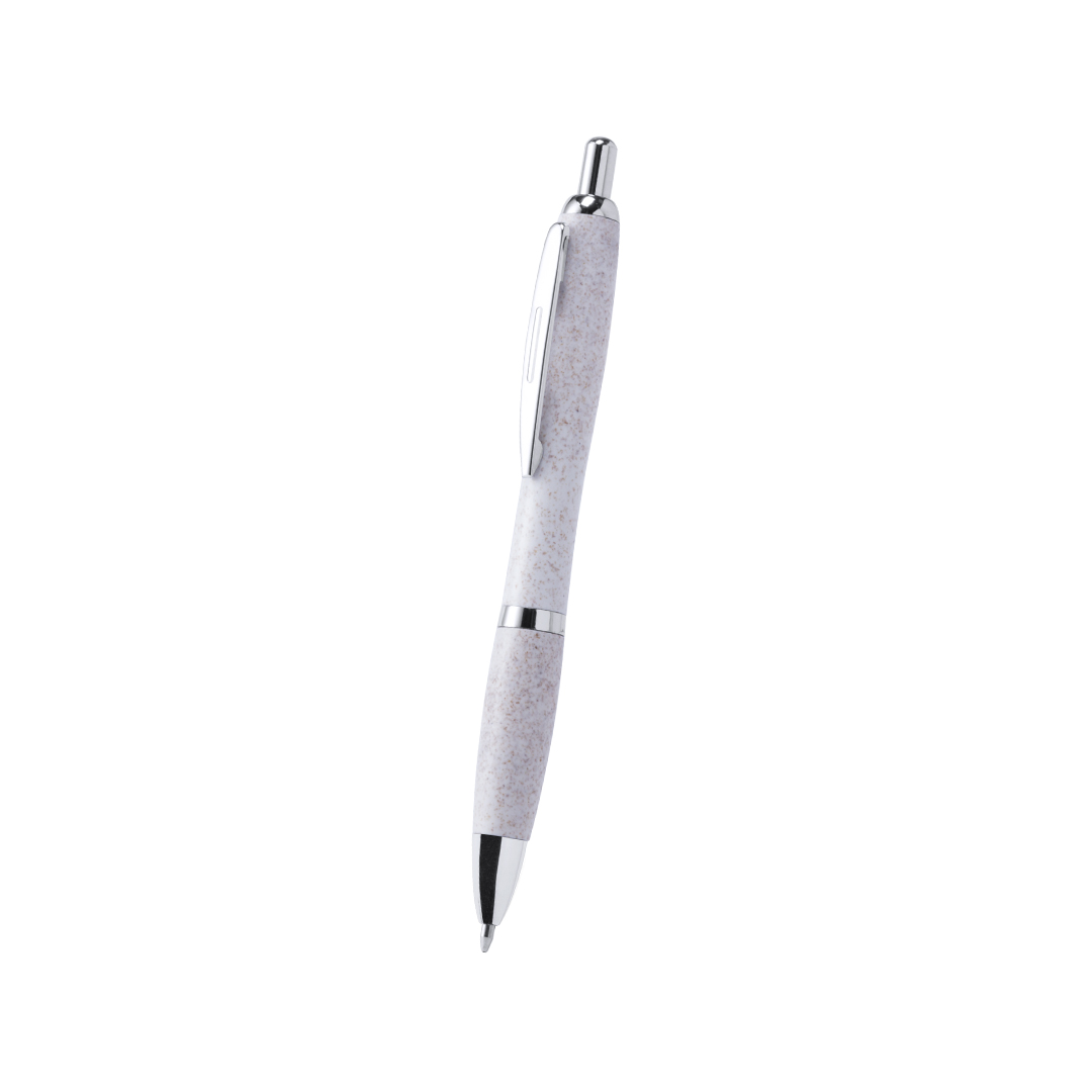 Bolígrafo nature personalizado Prodox de caña de trigo con clip troquelado - Oficina - Regalo Promocional Personalizado - imagen 4