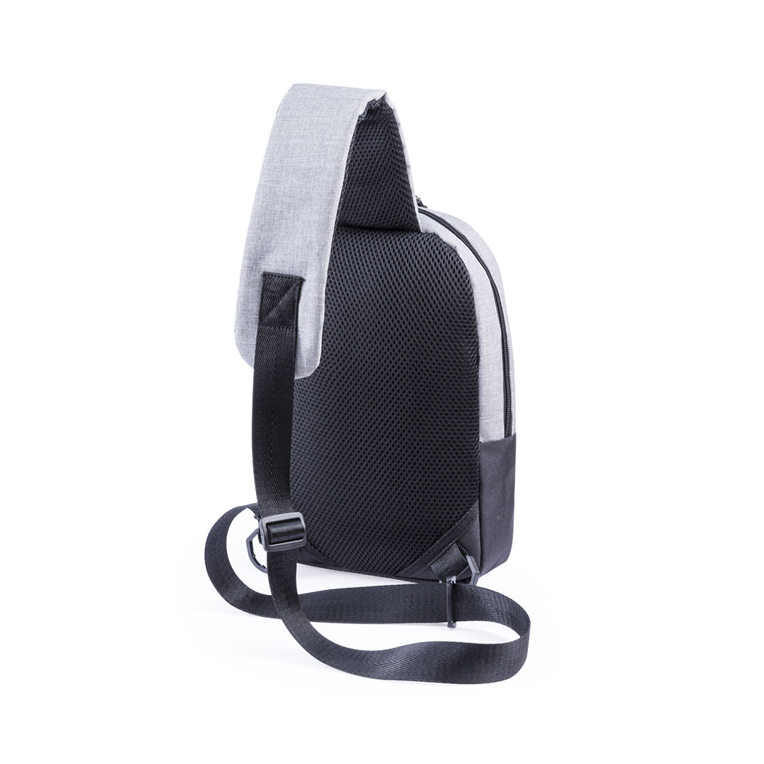 Bandolera Versox multiusos poliéster 300D USB - Eventos y congresos - Regalo Promocional Personalizado - imagen 3