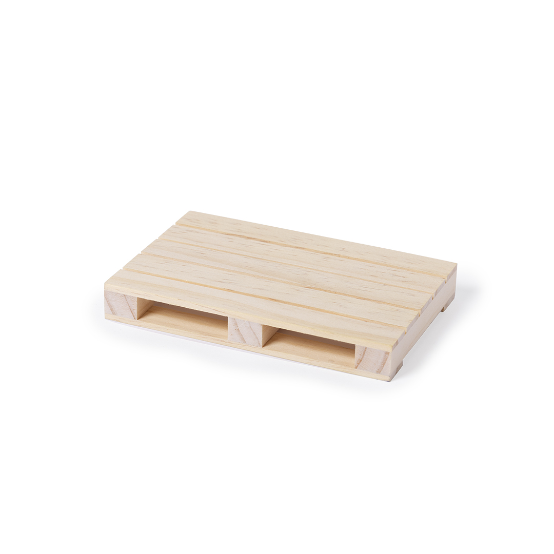 Posavasos personalizado palet de madera natural forma única - Posavasos personalizados - Regalo Promocional Personalizado