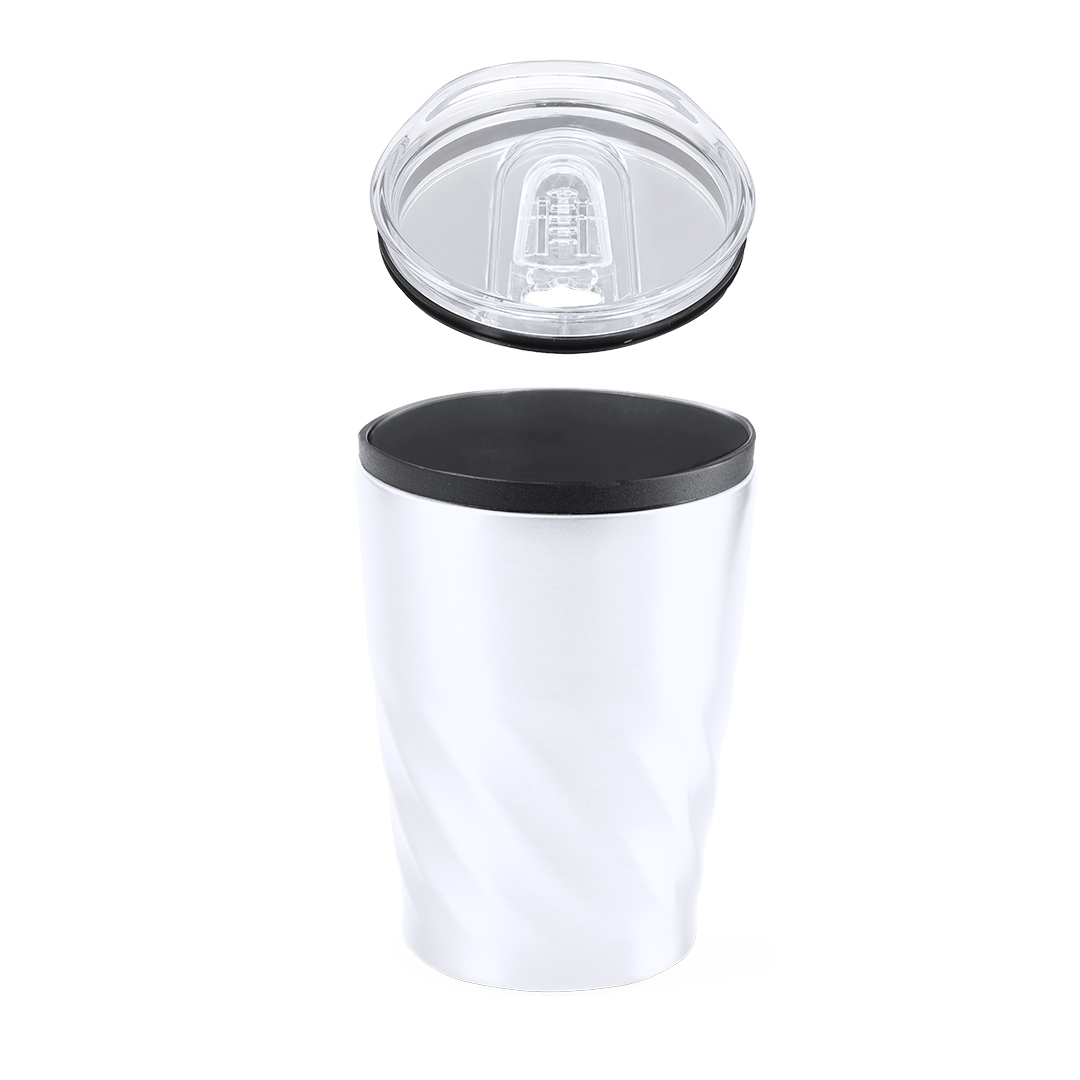 Vaso térmico personalizado Ripon de acero inox biselado con anilla de 350ml - Tazas y vasos personalizados - Regalo Promocional Personalizado - imagen 6