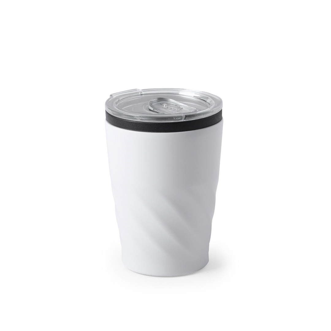 Vaso térmico personalizado Ripon de acero inox biselado con anilla de 350ml - Tazas y vasos personalizados - Regalo Promocional Personalizado