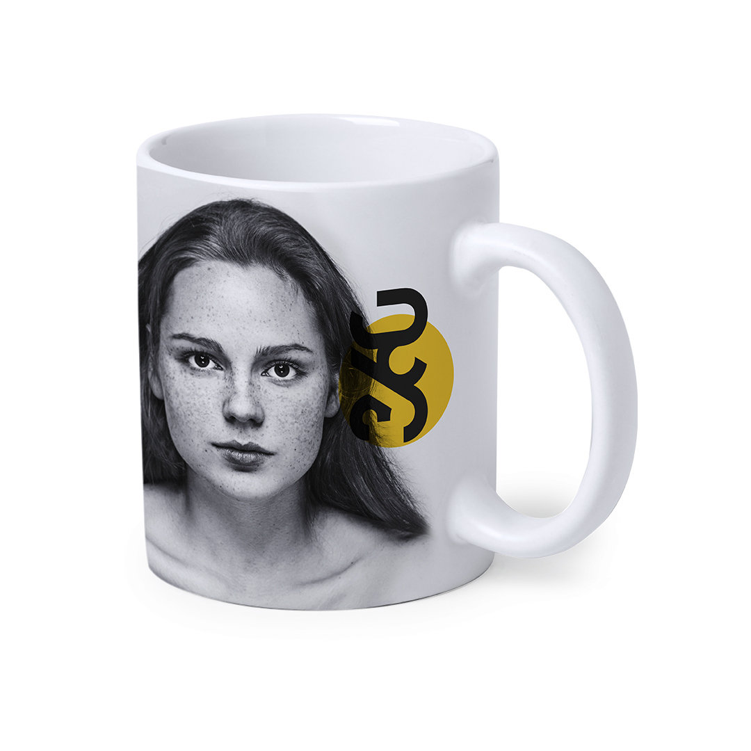 Taza de sublimación personalizada Talmex de cerámica mate de 350ml