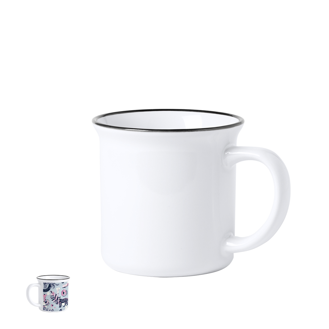 Taza sublimación personalizada Gover de cerámica vintage de 300ml bicolor - Tazas y vasos personalizados - Regalo Promocional Personalizado