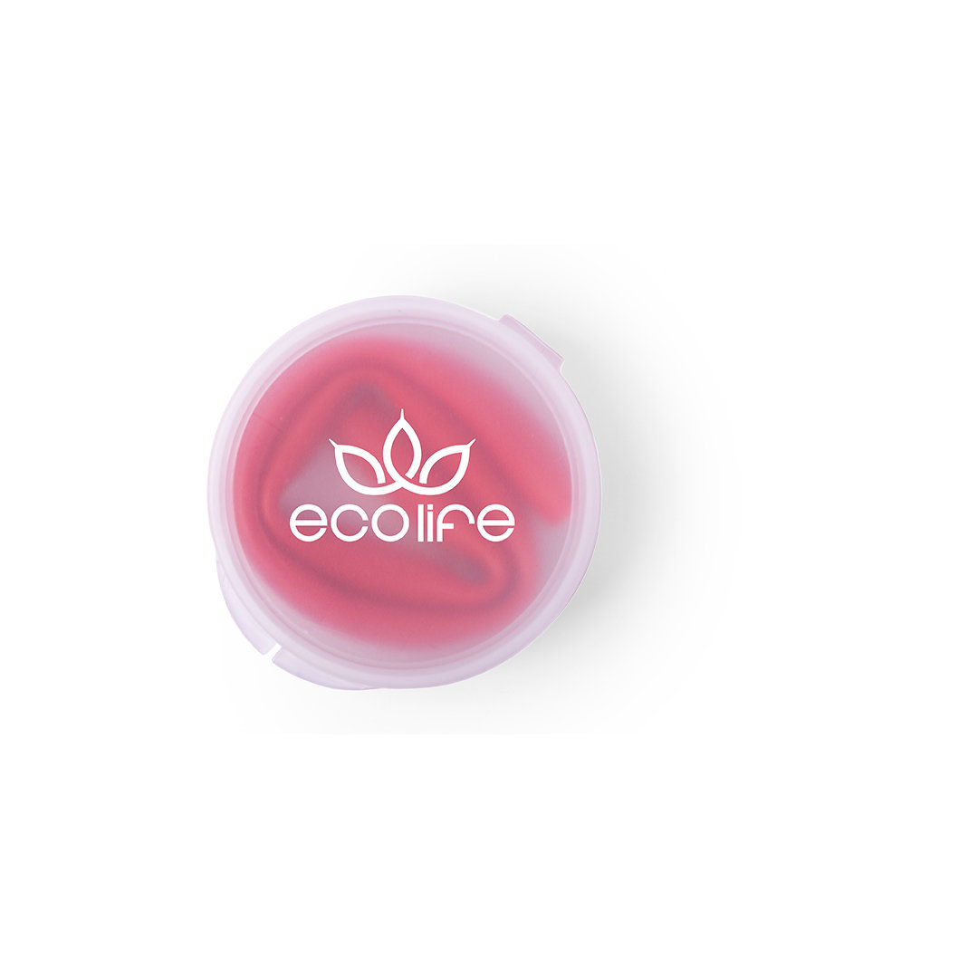 Pajita personalizada Parix de silicona flexible colorida