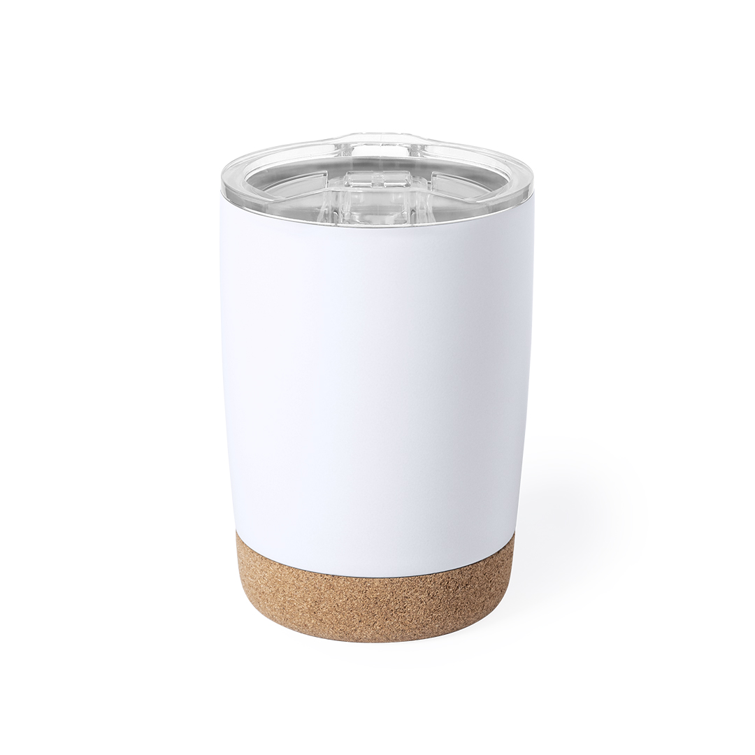 Vaso térmico personalizado Nerux de acero inox con corcho de 380ml - Tazas y vasos personalizados - Regalo Promocional Personalizado - imagen 3
