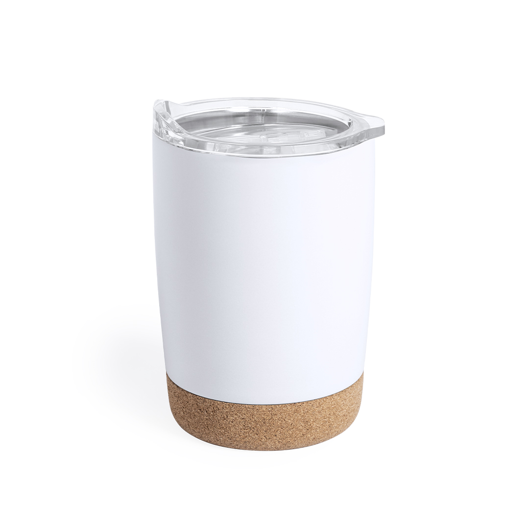 Vaso térmico personalizado Nerux de acero inox con corcho de 380ml - Tazas y vasos personalizados - Regalo Promocional Personalizado - imagen 4