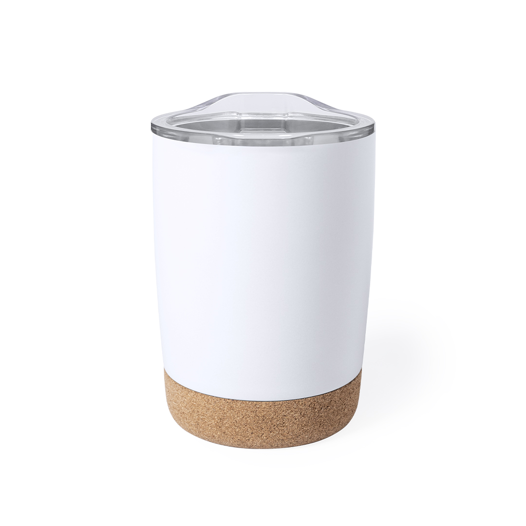 Vaso térmico personalizado Nerux de acero inox con corcho de 380ml - Tazas y vasos personalizados - Regalo Promocional Personalizado - imagen 5
