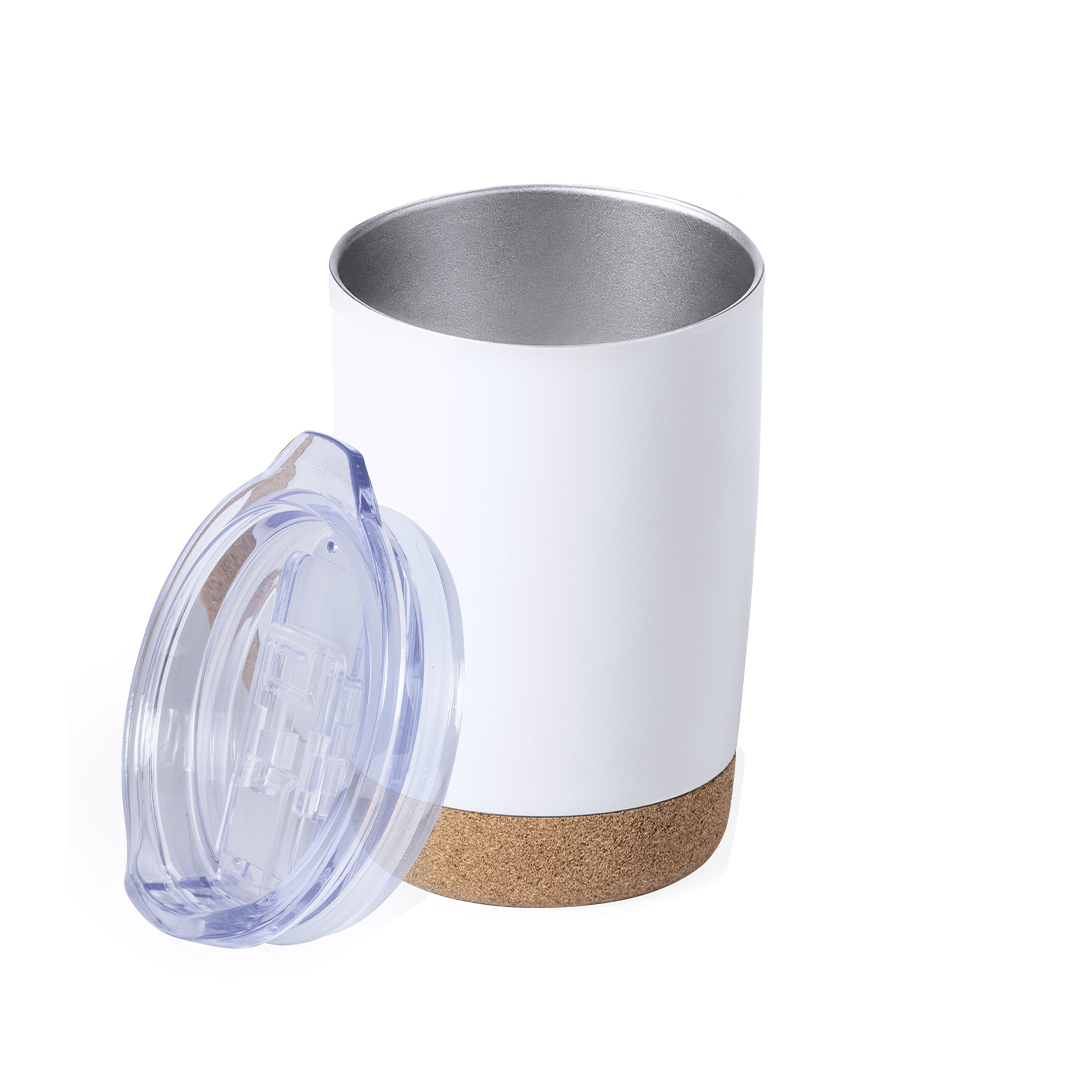 Vaso térmico personalizado Nerux de acero inox con corcho de 380ml - Tazas y vasos personalizados - Regalo Promocional Personalizado - imagen 6