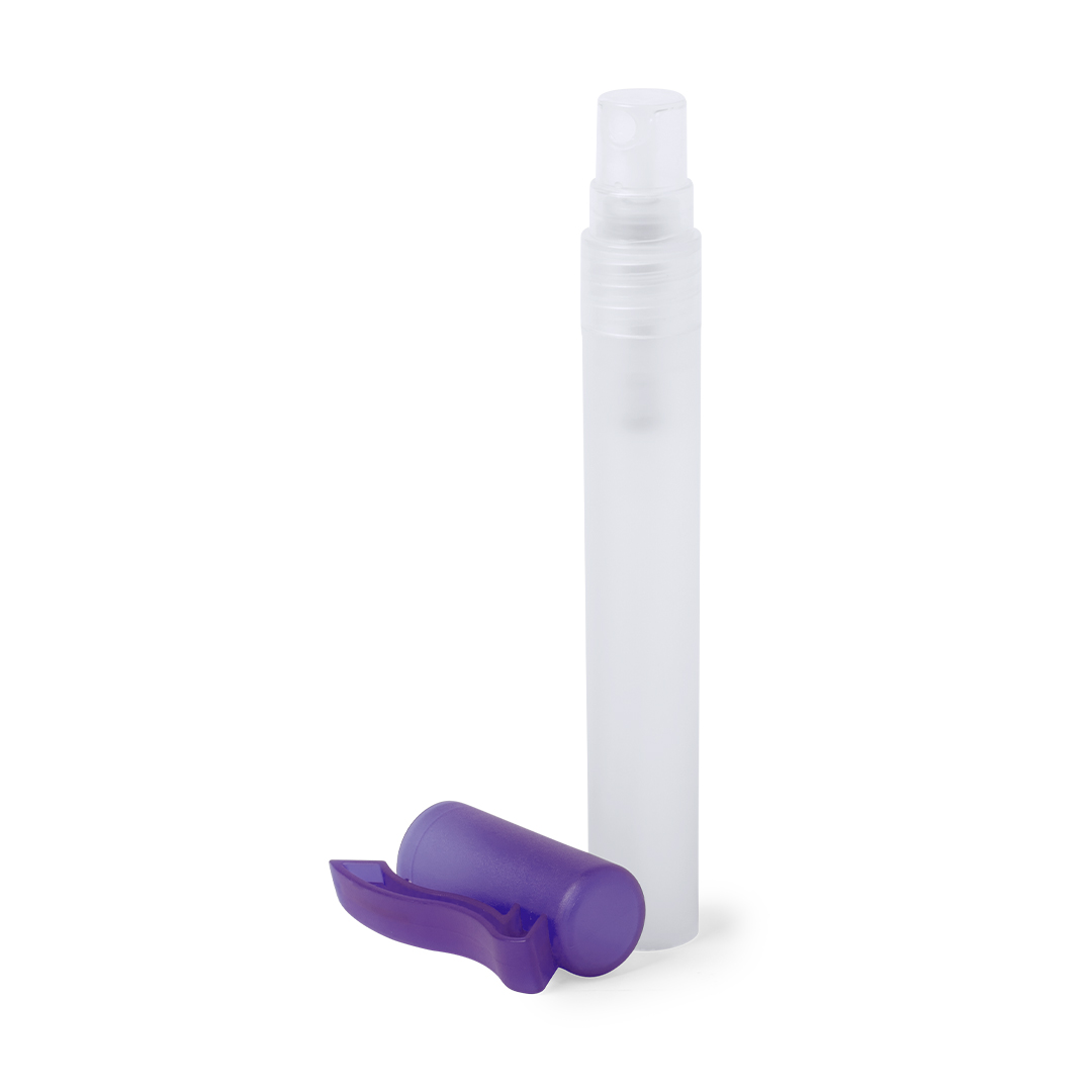Spray hidroalcohólico personalizado Bustan de 10ml con clip - Protección e Higiene - Regalo Promocional Personalizado