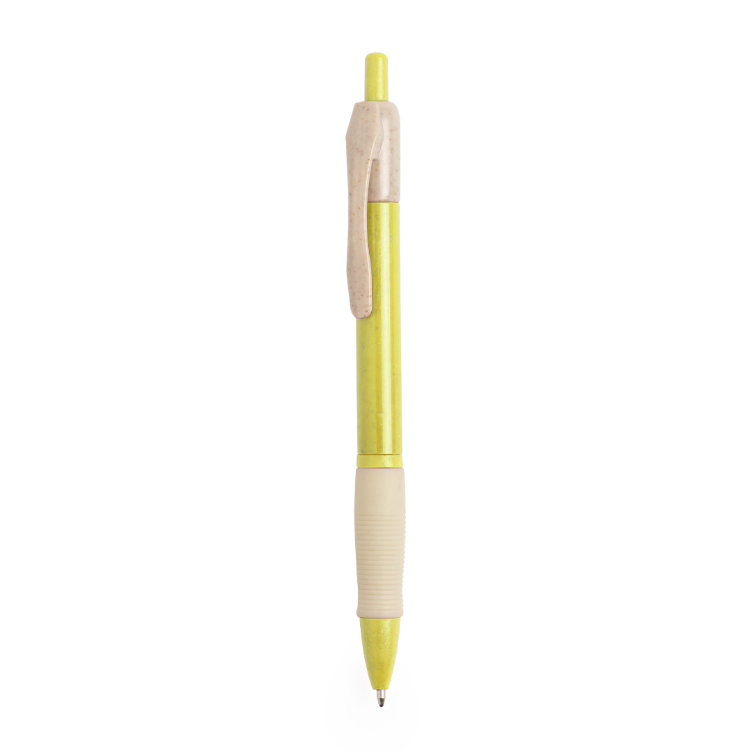 Bolígrafo personalizado Rosdy de caña de trigo natural - Oficina - Regalo Promocional Personalizado