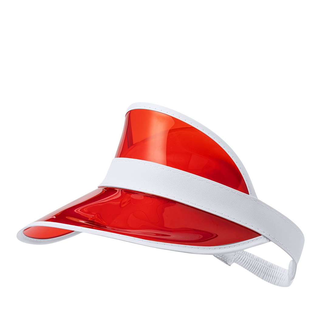 Visera personalizada Narim de PVC con protección UV transparente - Gorras y sombreros - Regalo Promocional Personalizado