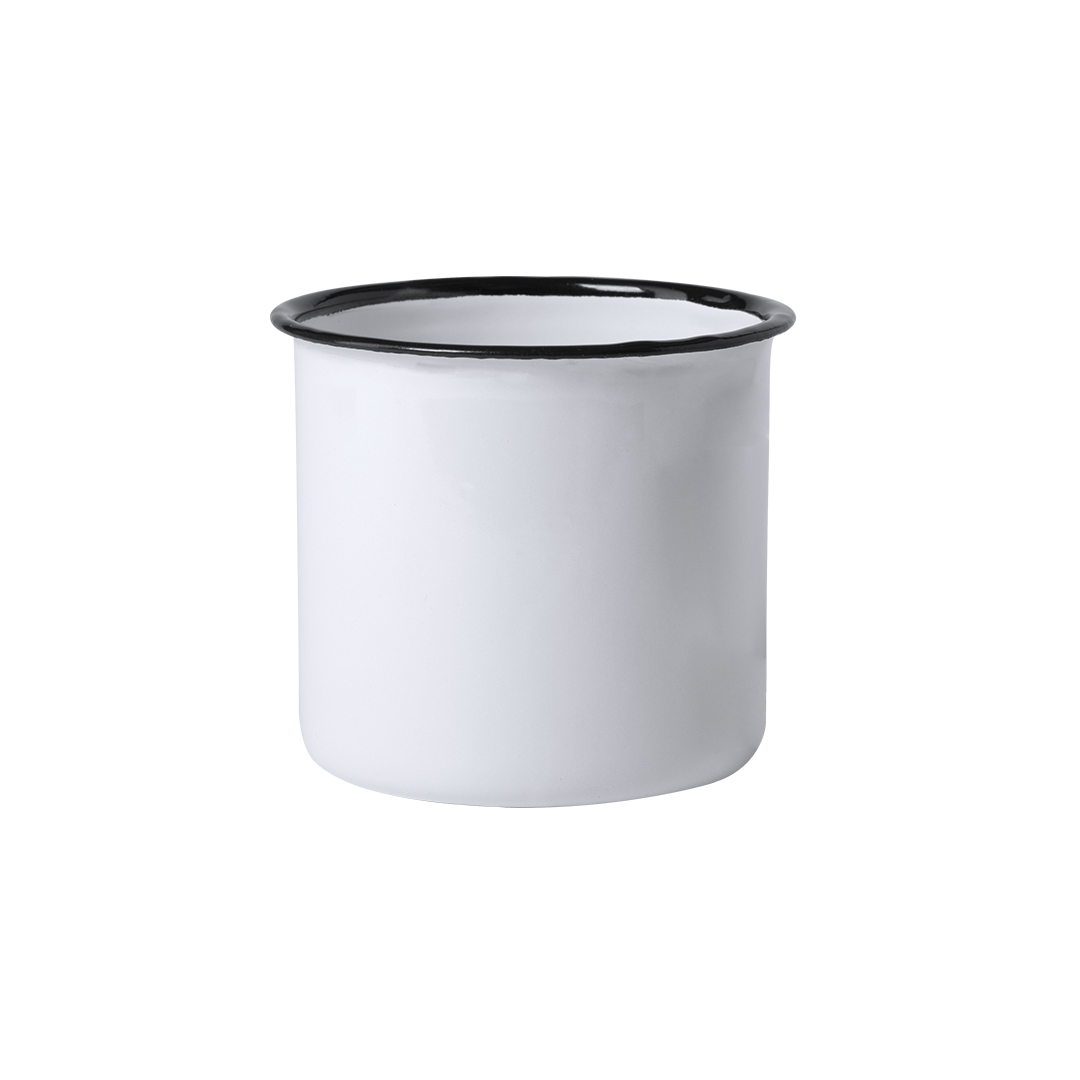 Taza sublimación personalizada Kantol metálica retro de 380ml con detalle negro - Tazas y vasos personalizados - Regalo Promocional Personalizado - imagen 3