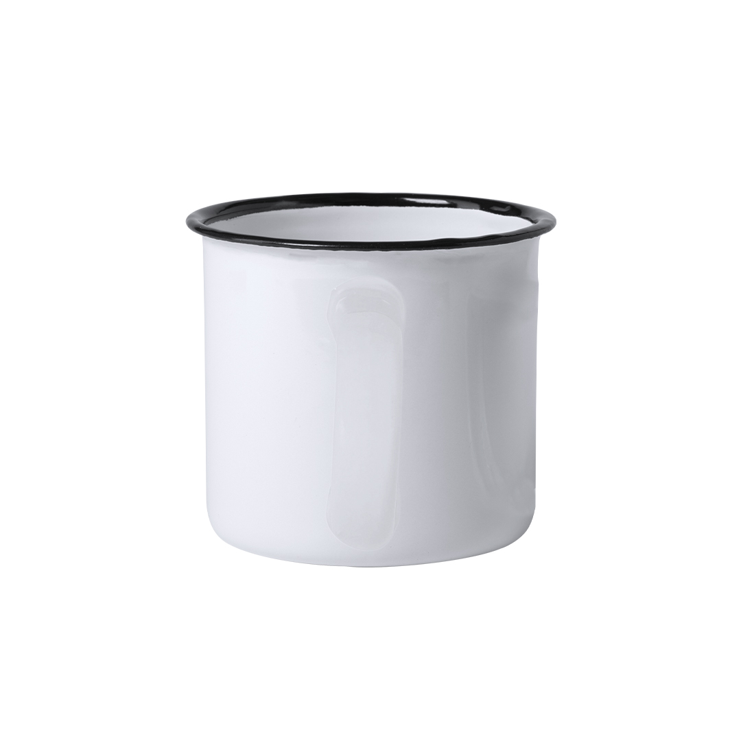 Taza sublimación personalizada Kantol metálica retro de 380ml con detalle negro - Tazas y vasos personalizados - Regalo Promocional Personalizado - imagen 5