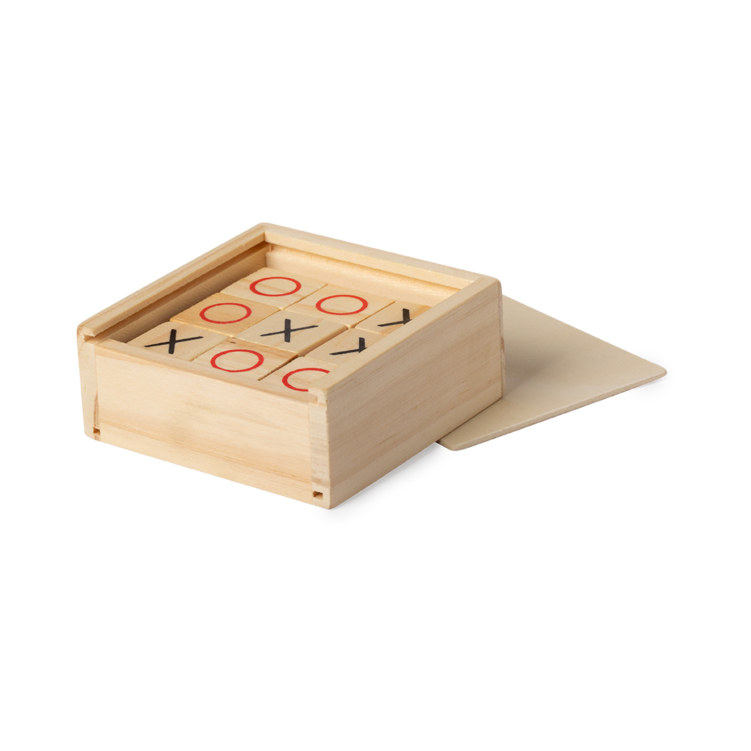Juego personalizado Grapex mesa de madera con estuche tapa deslizante - Niños y Juegos - Regalo Promocional Personalizado - imagen 3