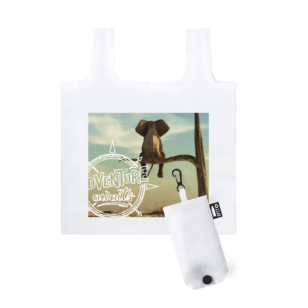 Bolsa plegable personalizada Restun de poliéster RPET