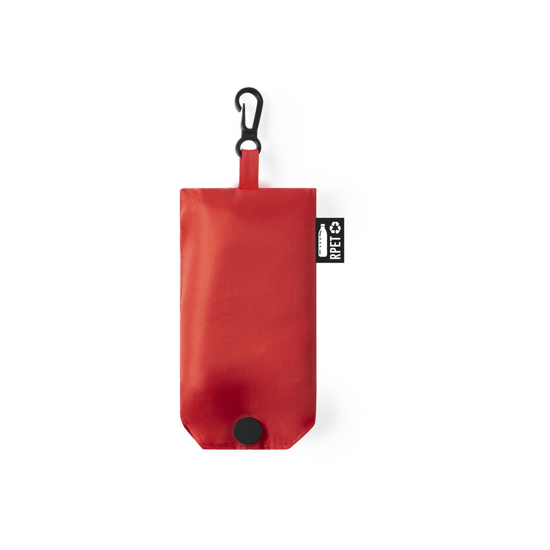 Bolsa plegable personalizada Restun de poliéster RPET - Bolsas personalizadas plegables - Regalo Promocional Personalizado - vista alternativa