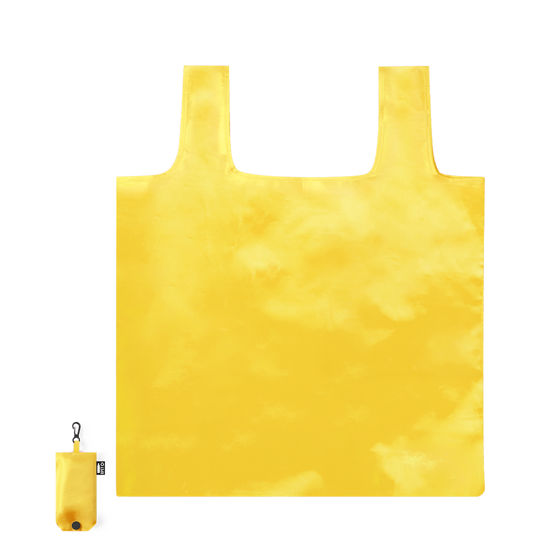 Bolsa plegable personalizada Restun de poliéster RPET - Bolsas personalizadas plegables - Regalo Promocional Personalizado