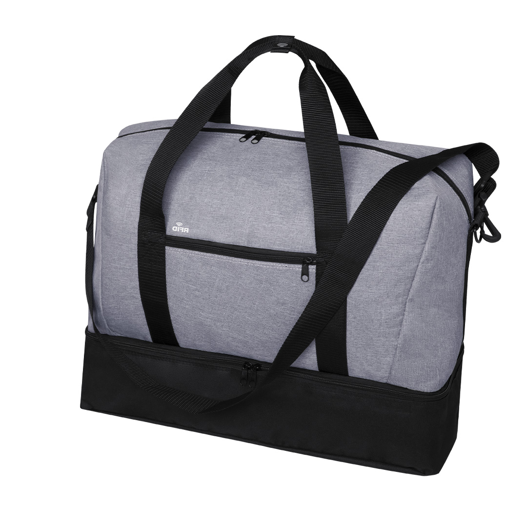 Bolso personalizado Kanit multiusos con tecnología RFID y compartimento calzado - Viaje - Regalo Promocional Personalizado
