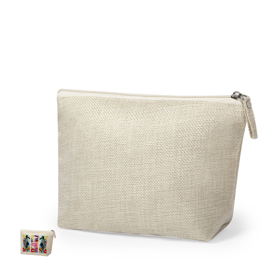 Neceser para sublimación personalizado Kreston de poliéster suave - Neceseres personalizados - Regalo Promocional Personalizado