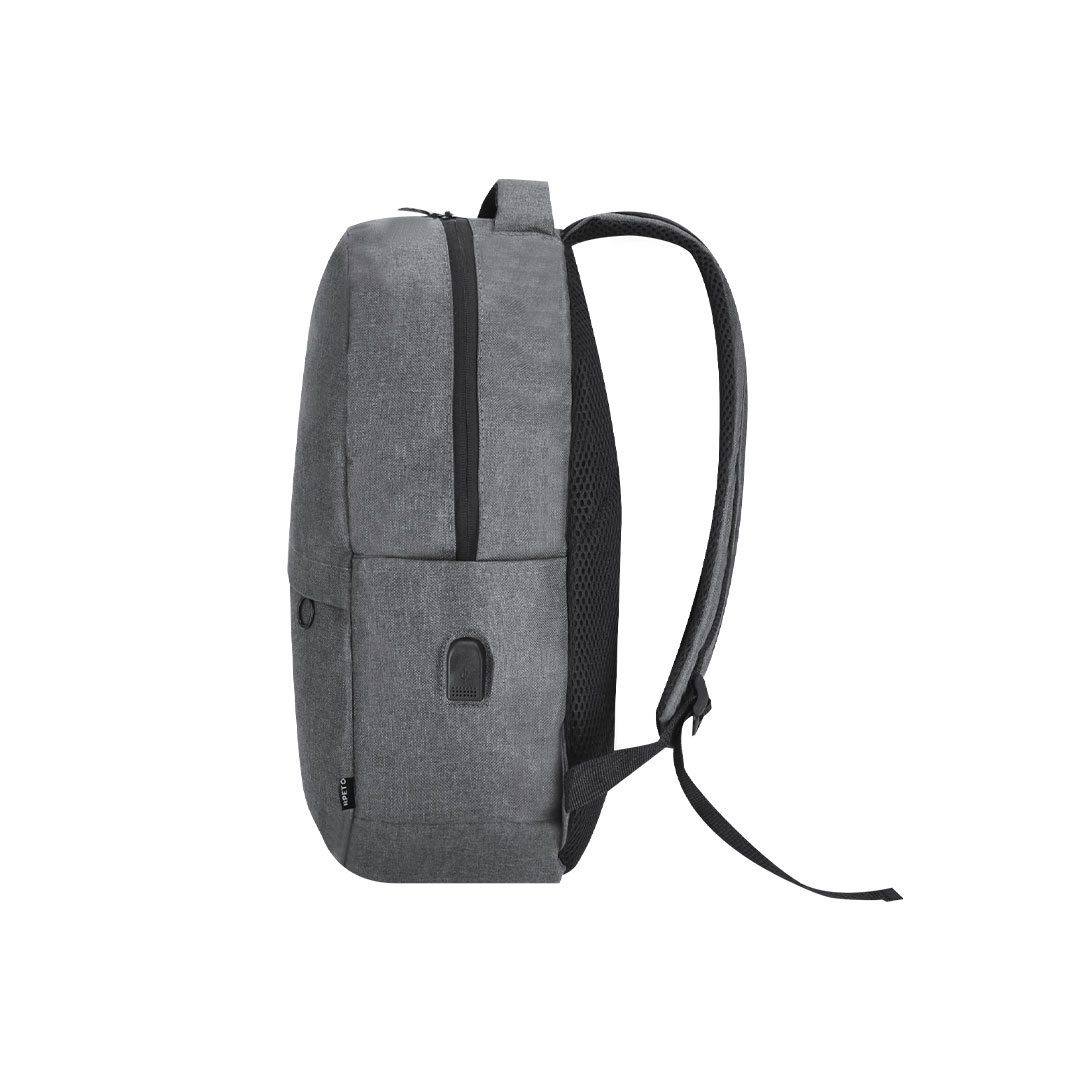 Mochila personalizada Konor de negocios de RPET 600D con USB - Mochilas personalizadas - Regalo Promocional Personalizado - imagen 6