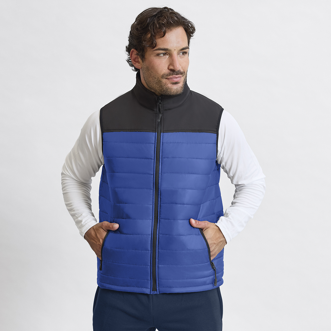 Chaleco personalizado Bordy impermeable negro de soft shell con poliéster - Ropa y accesorios - Regalo Promocional Personalizado