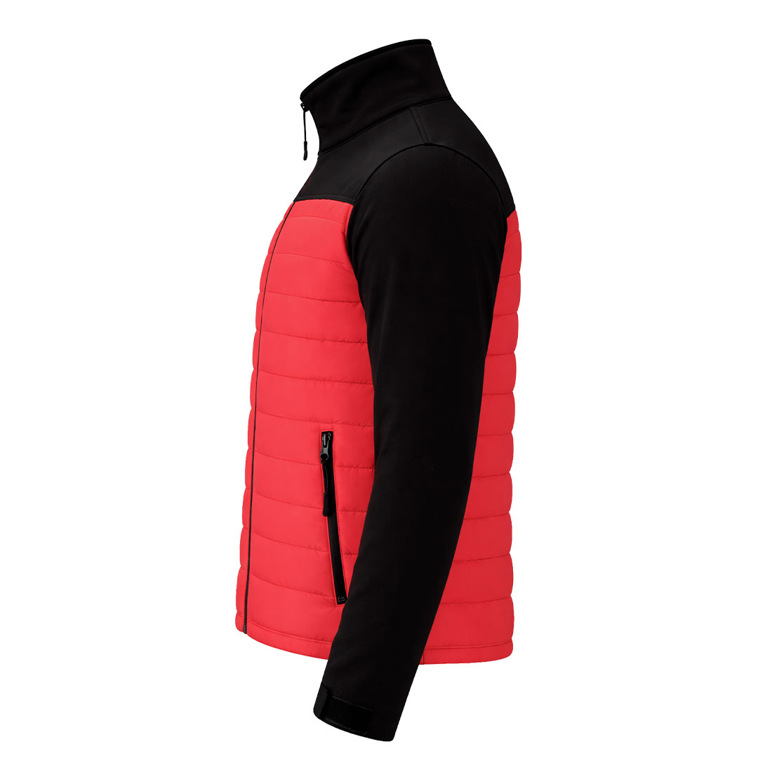 Chaqueta personalizada Cornal impermeable negra de soft shell con poliéster - Ropa y accesorios - Regalo Promocional Personalizado - vista alternativa