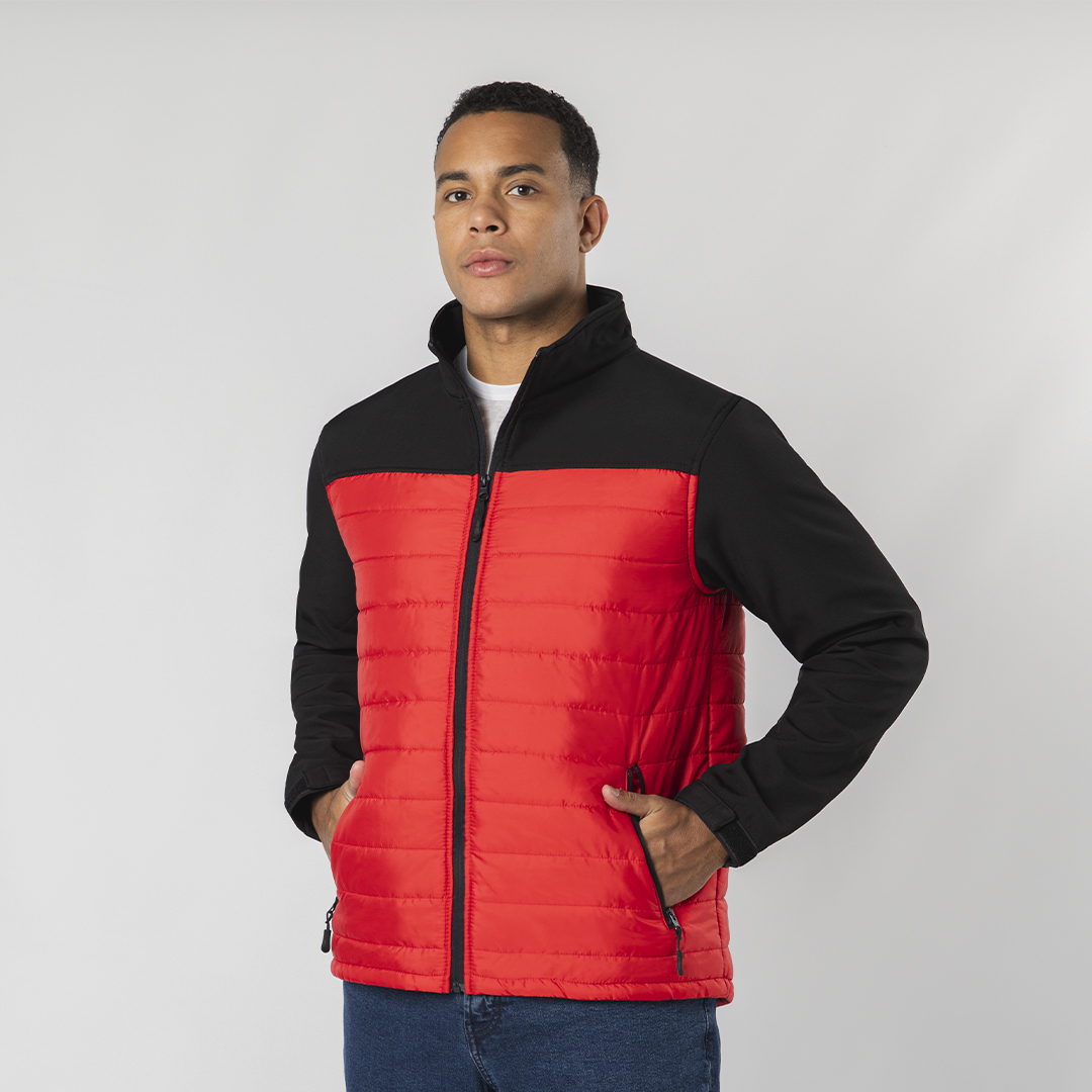 Chaqueta personalizada Cornal impermeable negra de soft shell con poliéster - Ropa y accesorios - Regalo Promocional Personalizado