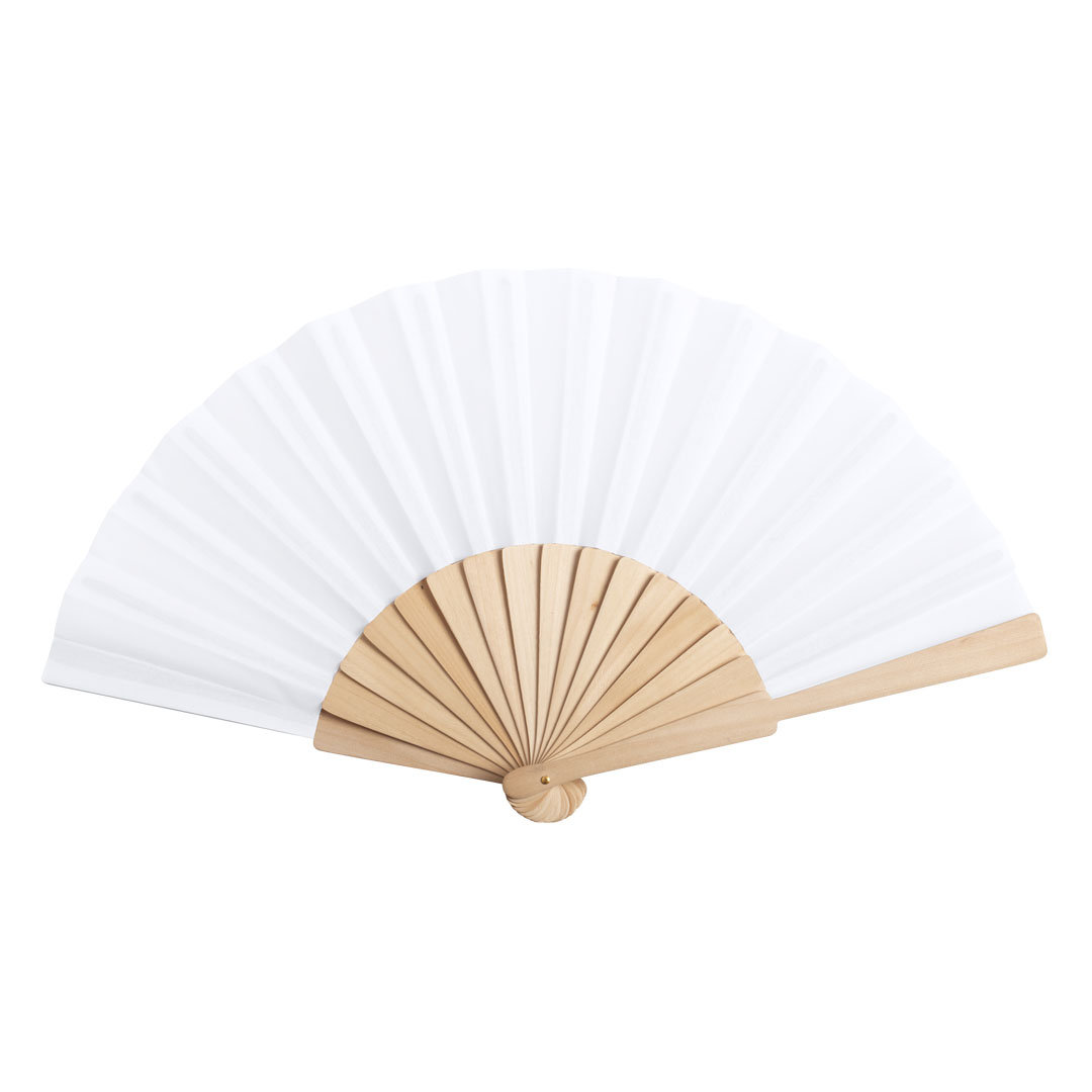 Abanico Woter de madera y RPET reciclado - Verano - Regalo Promocional Personalizado - vista alternativa
