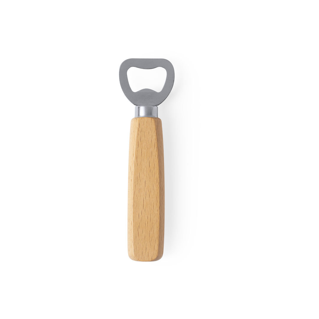 Abridor Nacul de madera de haya pulida - Hogar - Regalo Promocional Personalizado - vista alternativa