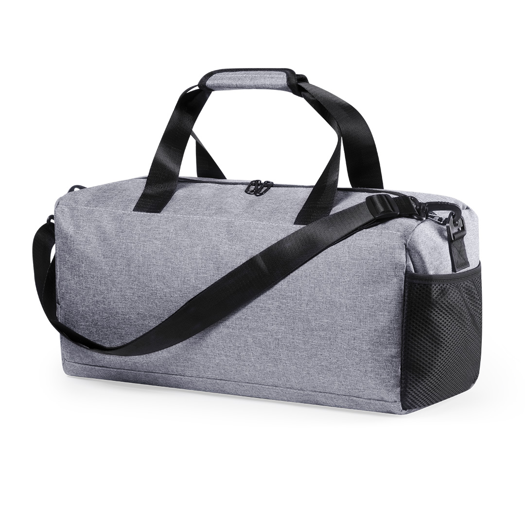 Bolso personalizado Lutux multiusos denim bicolor con bolsillo de redecilla - Viaje - Regalo Promocional Personalizado