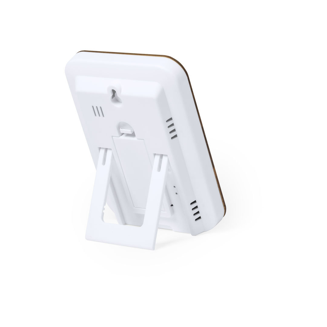 Estación meteorológica personalizada Helein de bambú con higrómetro