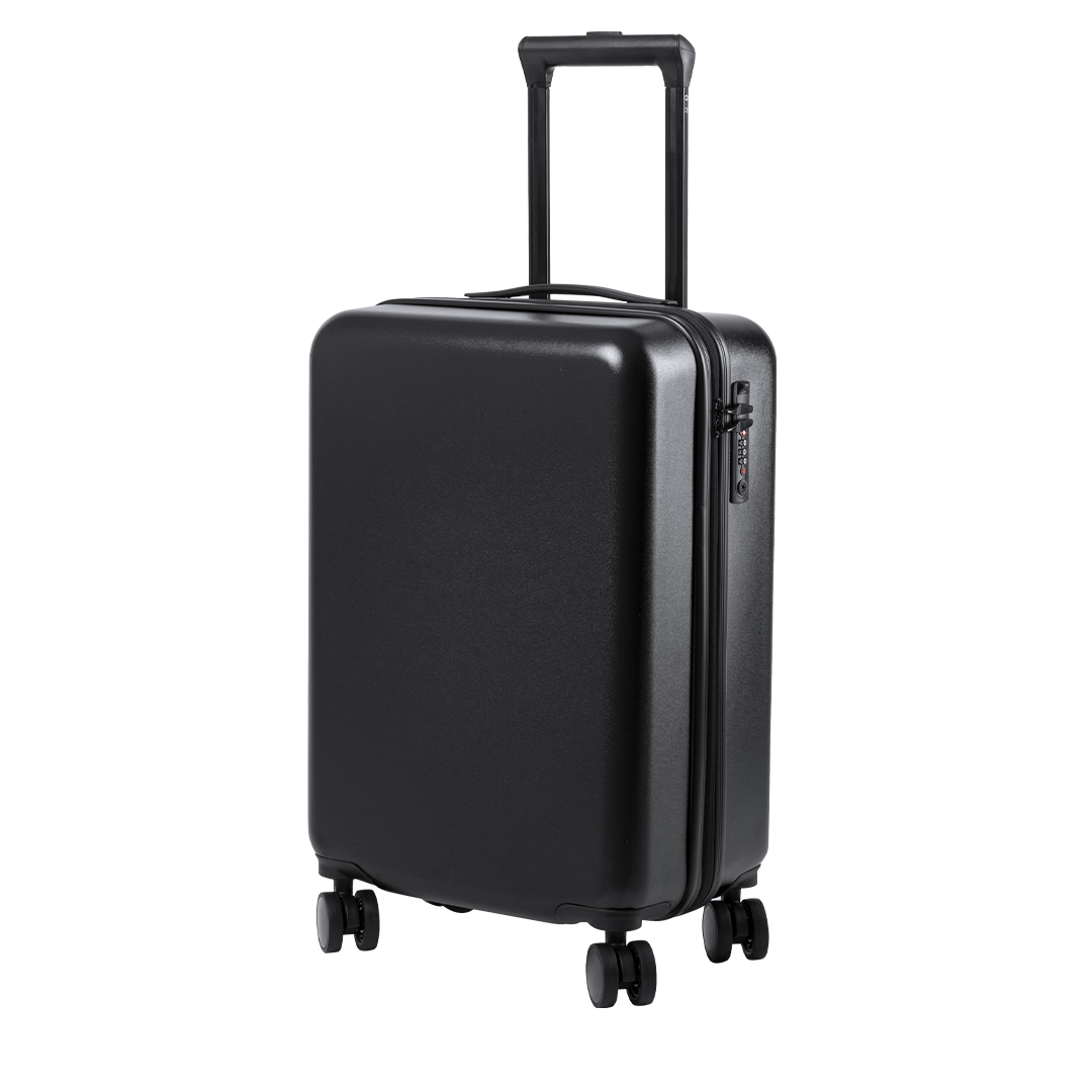 Trolley personalizado Hessok de PC rígido con 4 ruedas dobles y TSA - Viaje - Regalo Promocional Personalizado