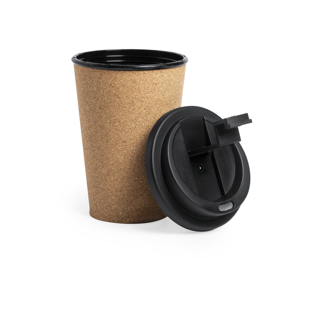 Vaso térmico personalizado Plibun de corcho natural con PP de 350ml - Tazas y vasos personalizados - Regalo Promocional Personalizado - vista alternativa