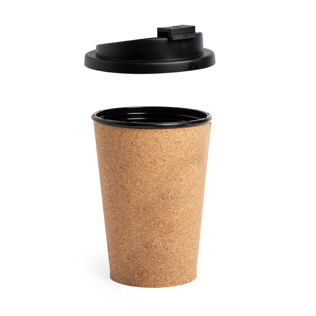 Vaso térmico personalizado Plibun de corcho natural con PP de 350ml - Tazas y vasos personalizados - Regalo Promocional Personalizado - imagen 6