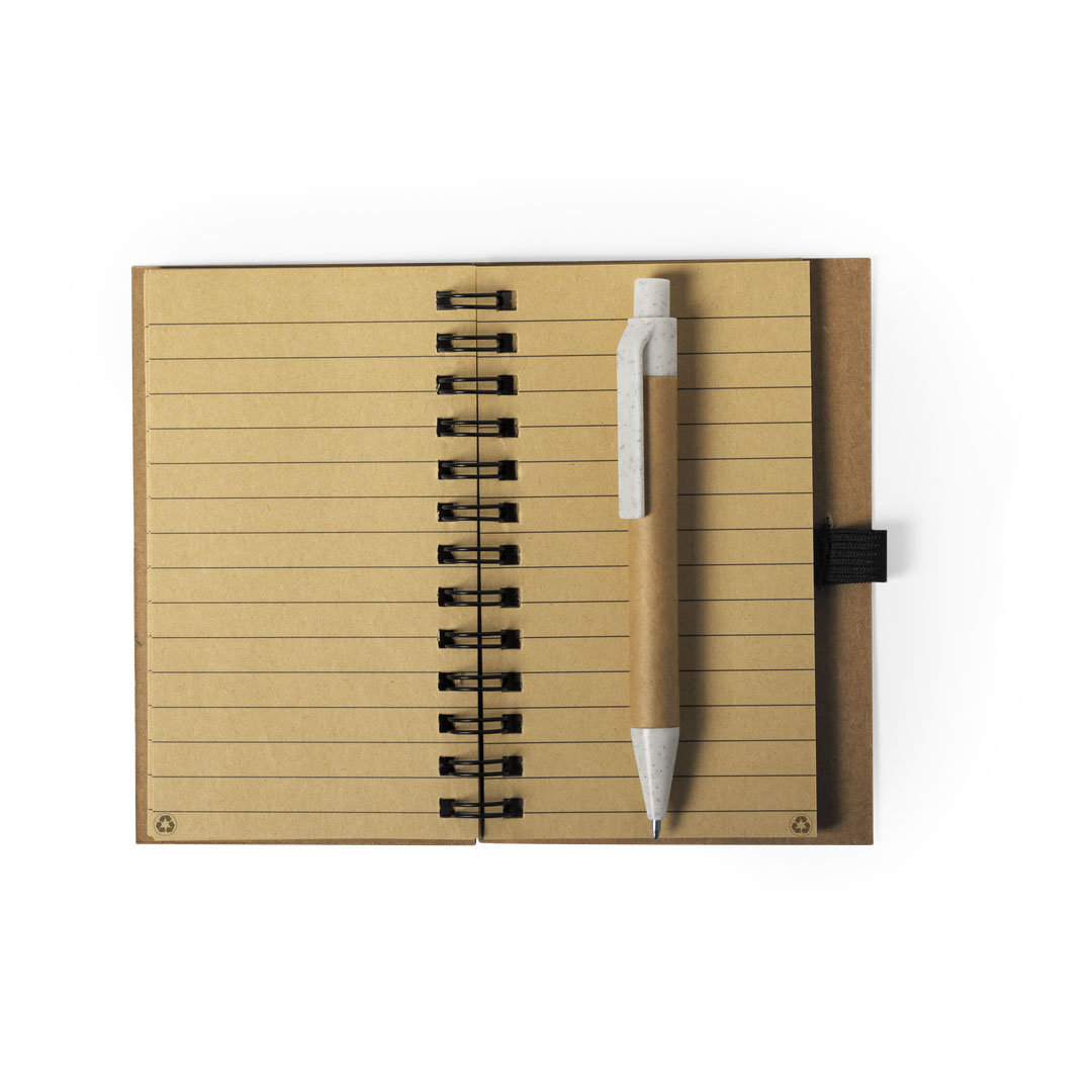 Libreta personalizada Sulax set de corcho con cartón reciclado - Set de escritura personalizados - Regalo Promocional Personalizado - imagen 3