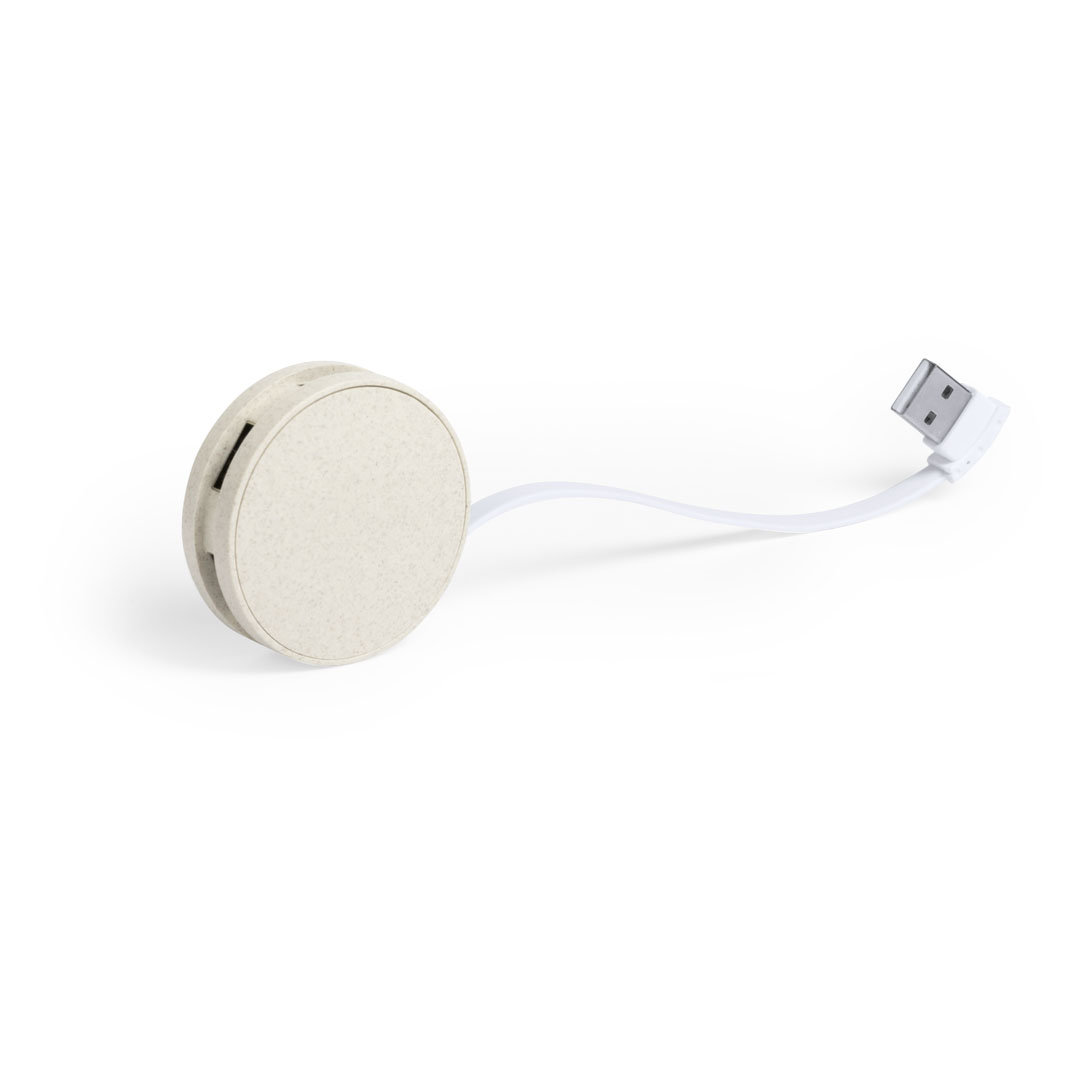 Puerto USB personalizado Brunox redondeado de caña de trigo - Tecnología - Regalo Promocional Personalizado - imagen 3