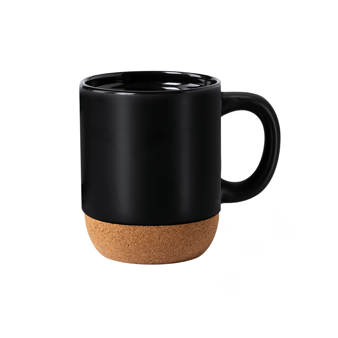 Taza de cerámica personalizada Bokun de 420ml con base de corcho - Tazas y vasos personalizados - Regalo Promocional Personalizado - imagen 3