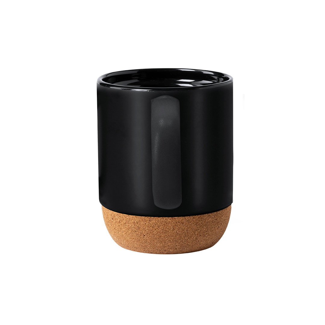 Taza de cerámica personalizada Bokun de 420ml con base de corcho - Tazas y vasos personalizados - Regalo Promocional Personalizado - imagen 4