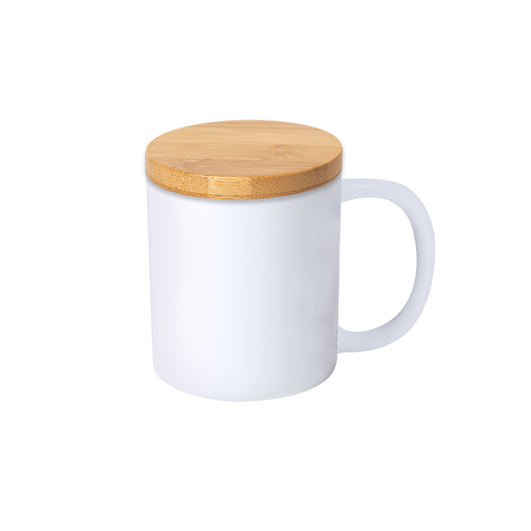 Taza de cerámica con bambú personalizada Yotel de 370ml - Tazas y vasos personalizados - Regalo Promocional Personalizado - imagen 3