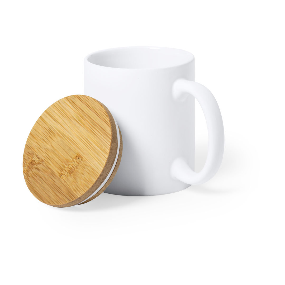 Taza de cerámica con bambú personalizada Yotel de 370ml - Tazas y vasos personalizados - Regalo Promocional Personalizado - imagen 5