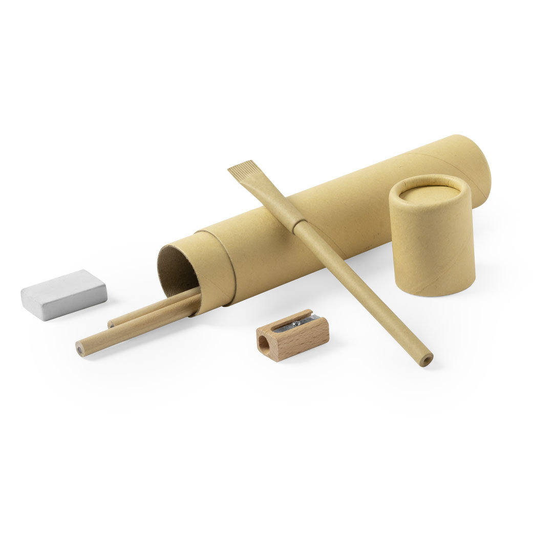 Set personalizado Dernol de 5 piezas en estuche cartón reciclado