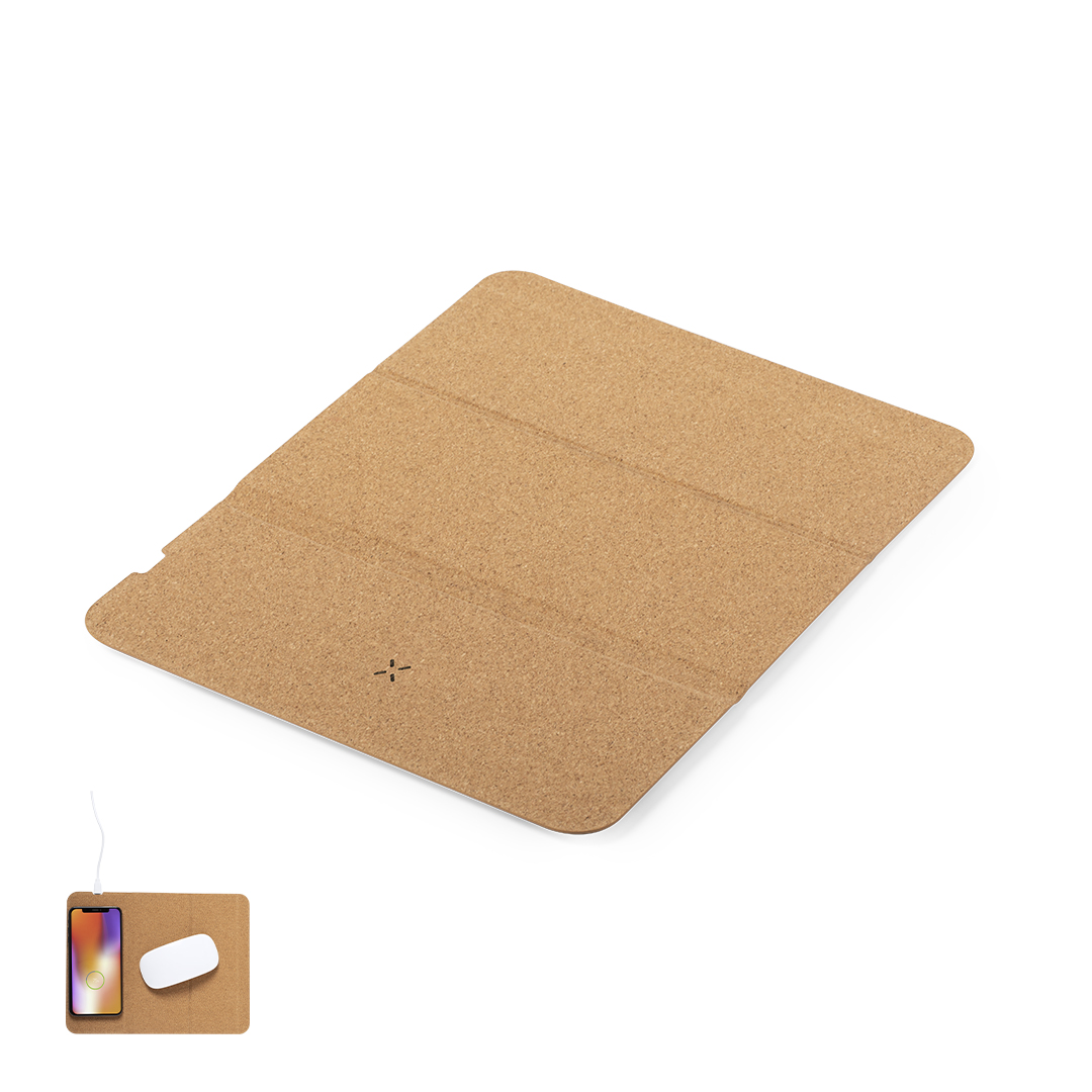 Alfombrilla cargador Relium de corcho natural - Tecnología - Regalo Promocional Personalizado