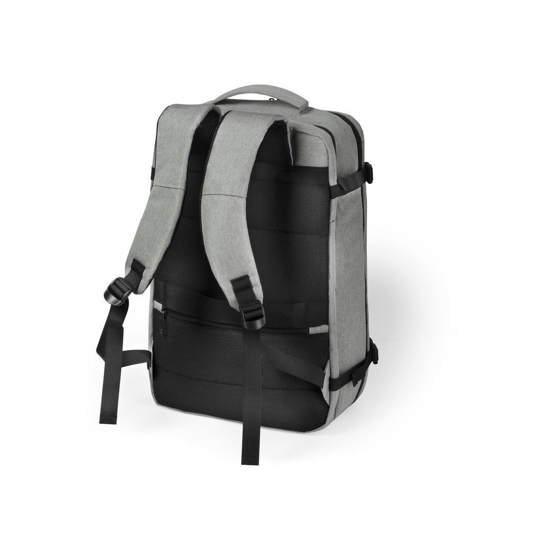 Mochila portadocumentos personalizada Sulkan de poliéster 600D denim con USB - Mochilas personalizadas - Regalo Promocional Personalizado - imagen 3