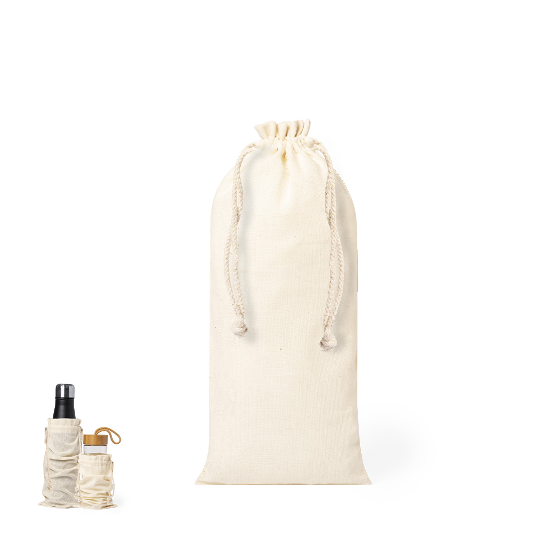 Bolsa para botella personalizada Marcex algodón 105g packaging - Hogar - Regalo Promocional Personalizado