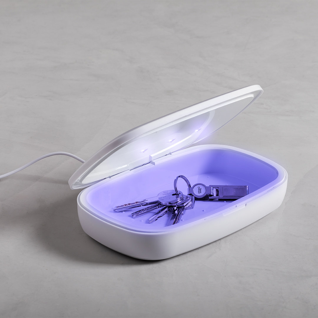 Caja esterilizadora personalizada UV Halby con cargador inalámbrico - Tecnología - Regalo Promocional Personalizado - imagen 9